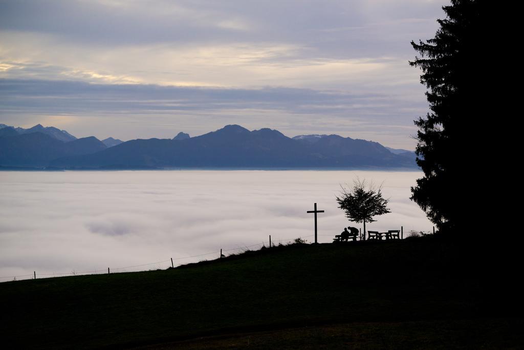Panoramagasthof Auf Dem Auerberg Bernbeuren Extérieur photo